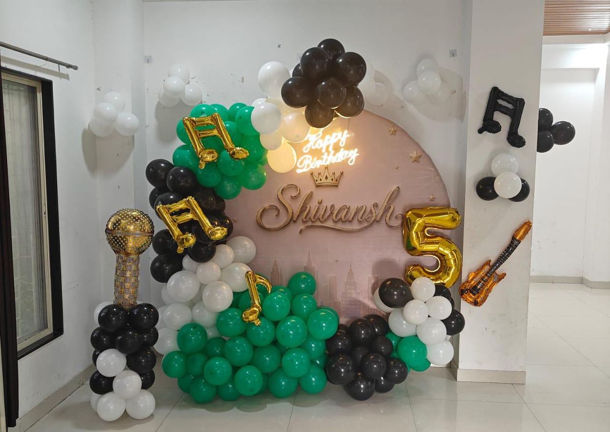 Music theme decoration 