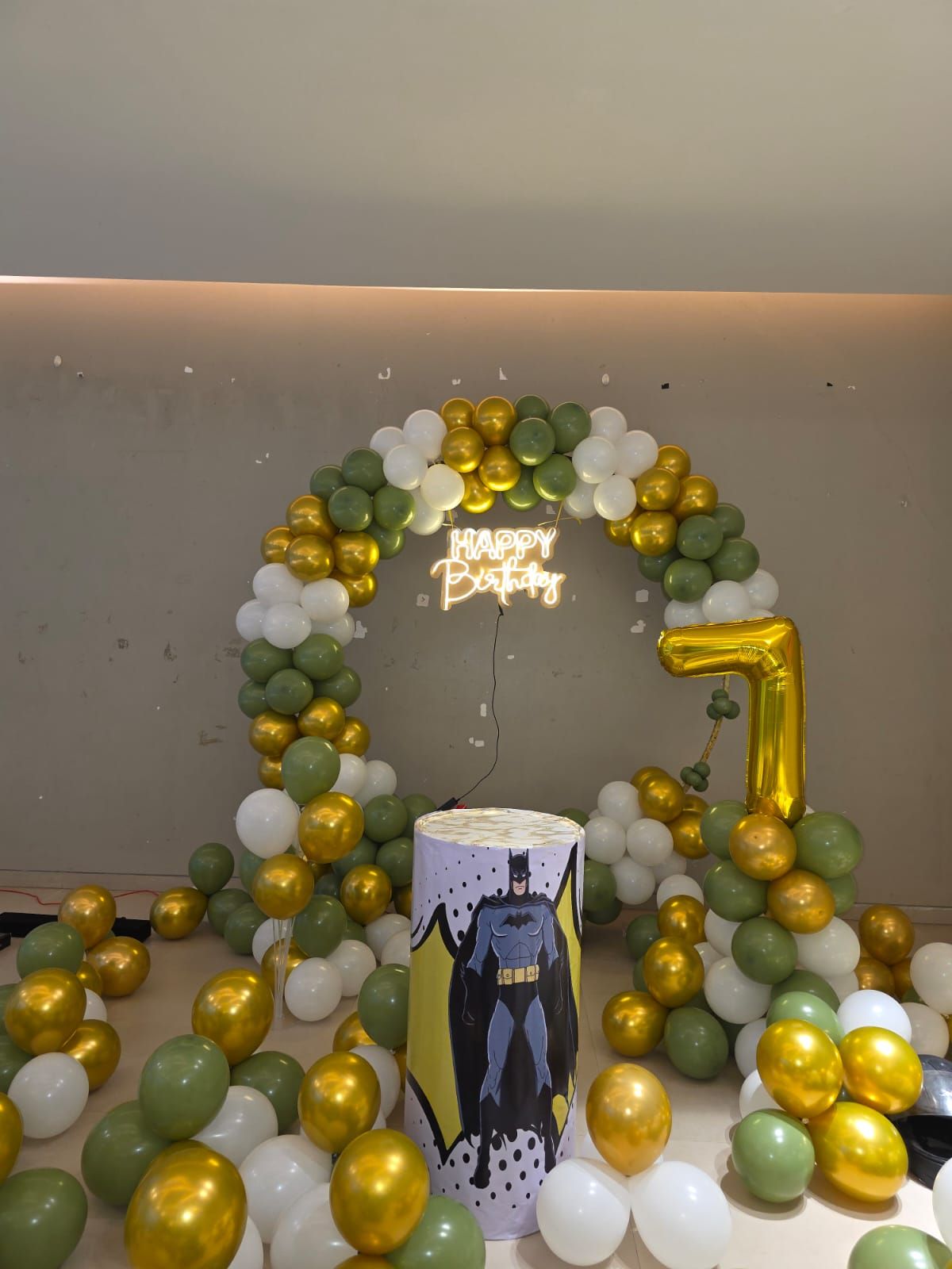 Batman theme decoration 