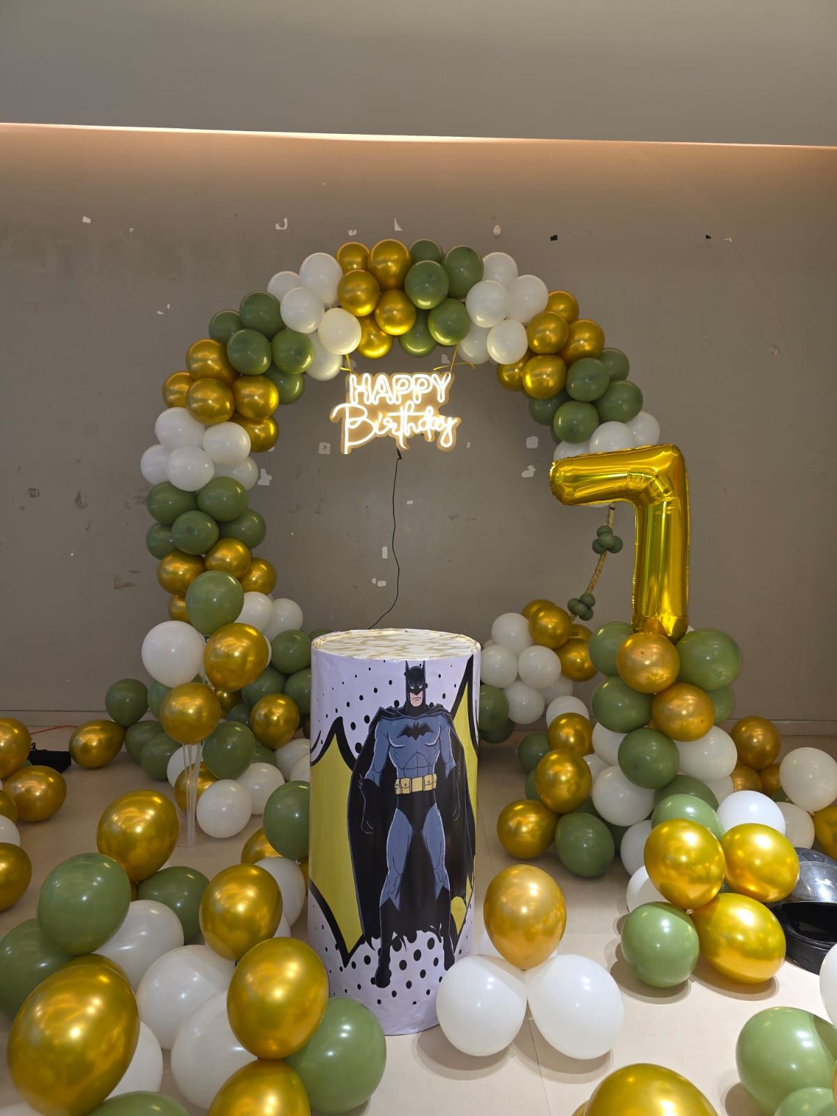 Batman theme decoration 