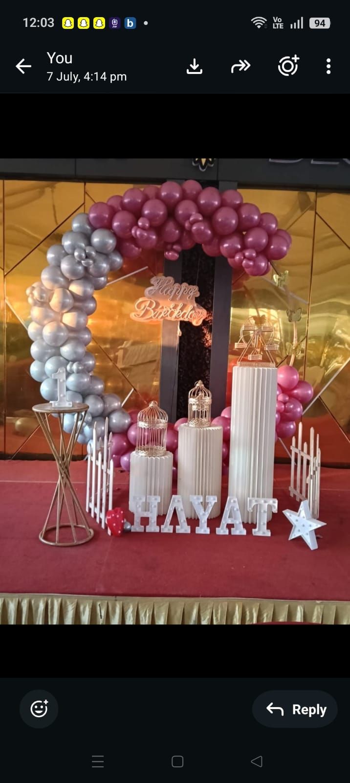 Ring full setup with cake table set 