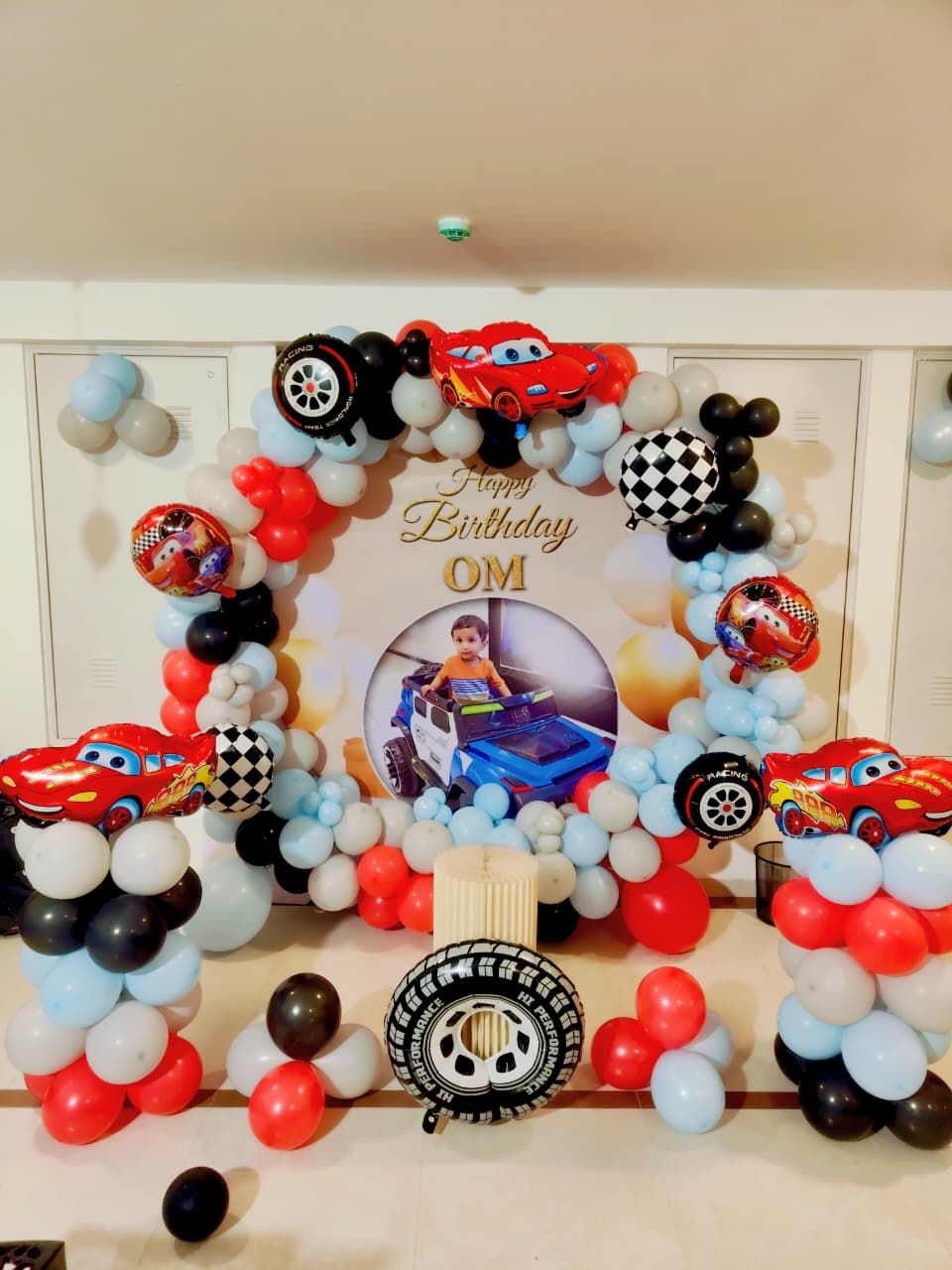 Car theme brthday decoration 
