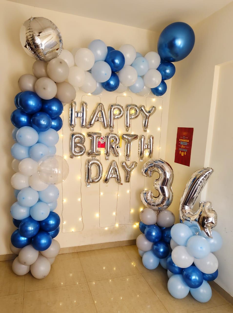 34th birthday decoration 