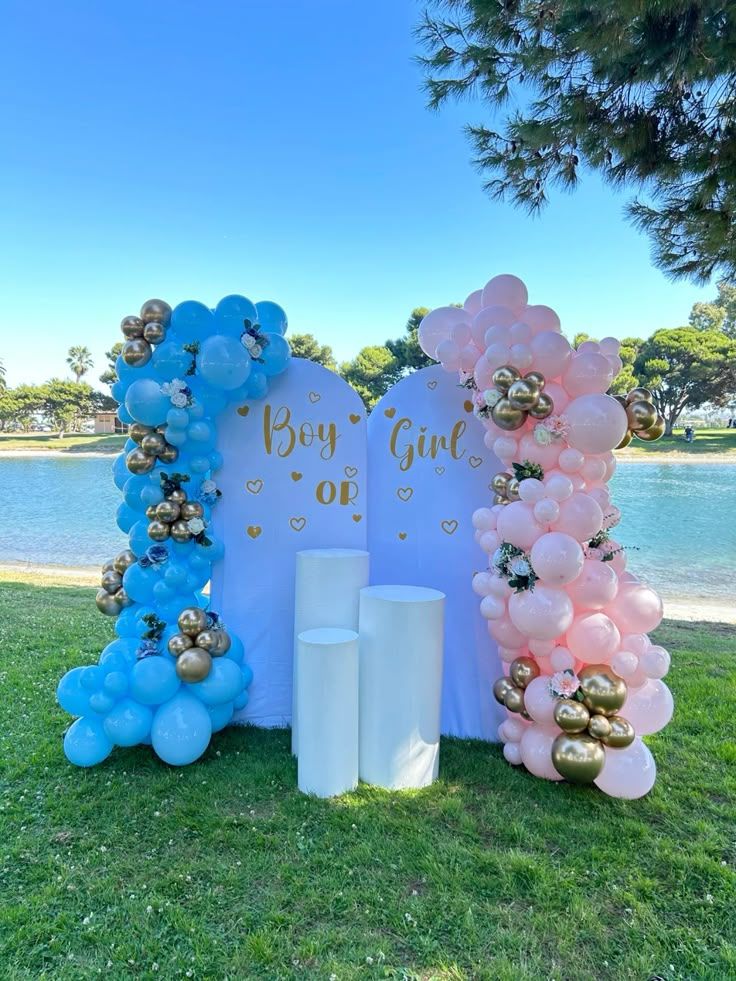 Baby shower U shape panel decoration 