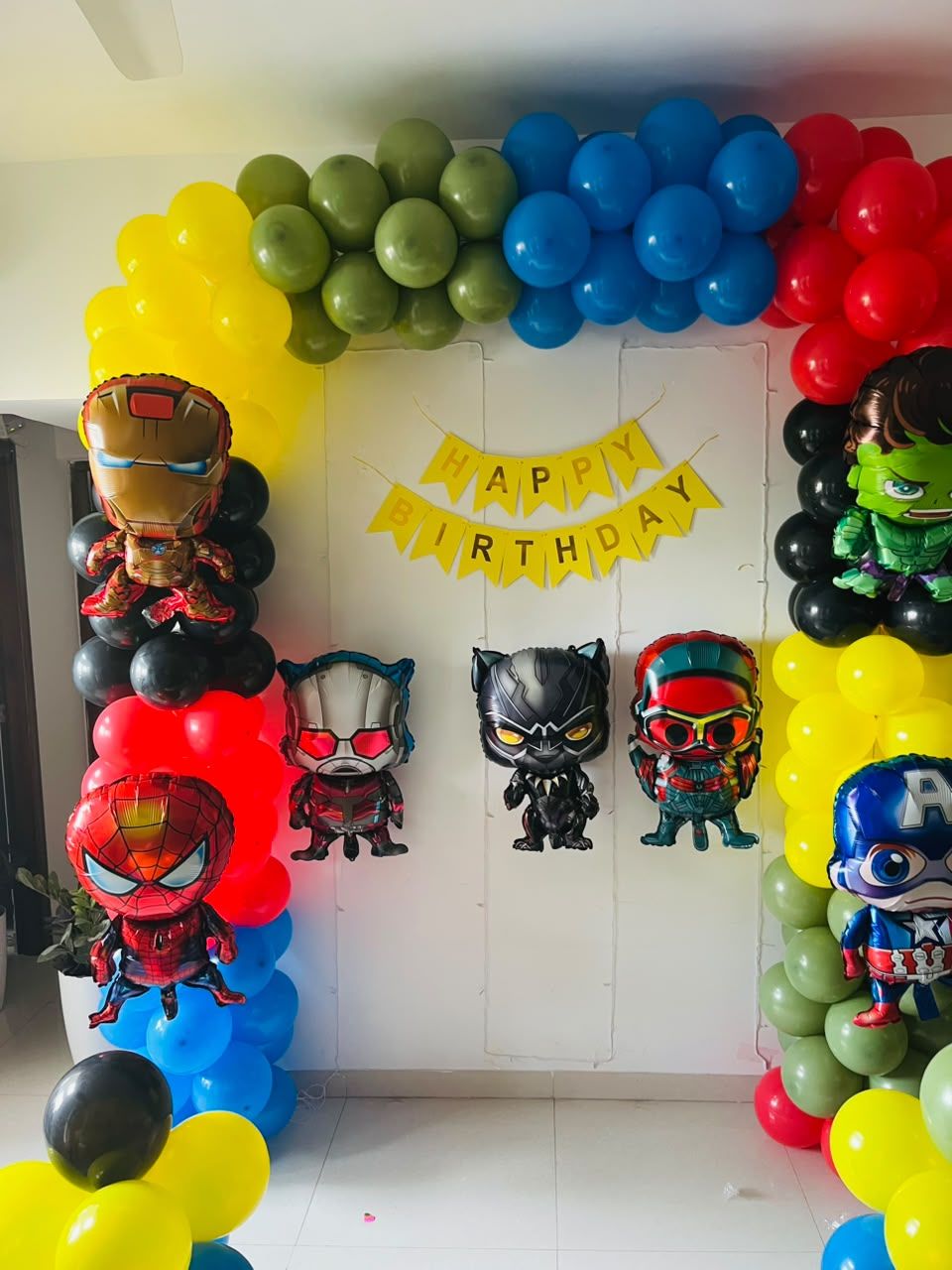 Avengers theme/ superhero theme birthday decoration 