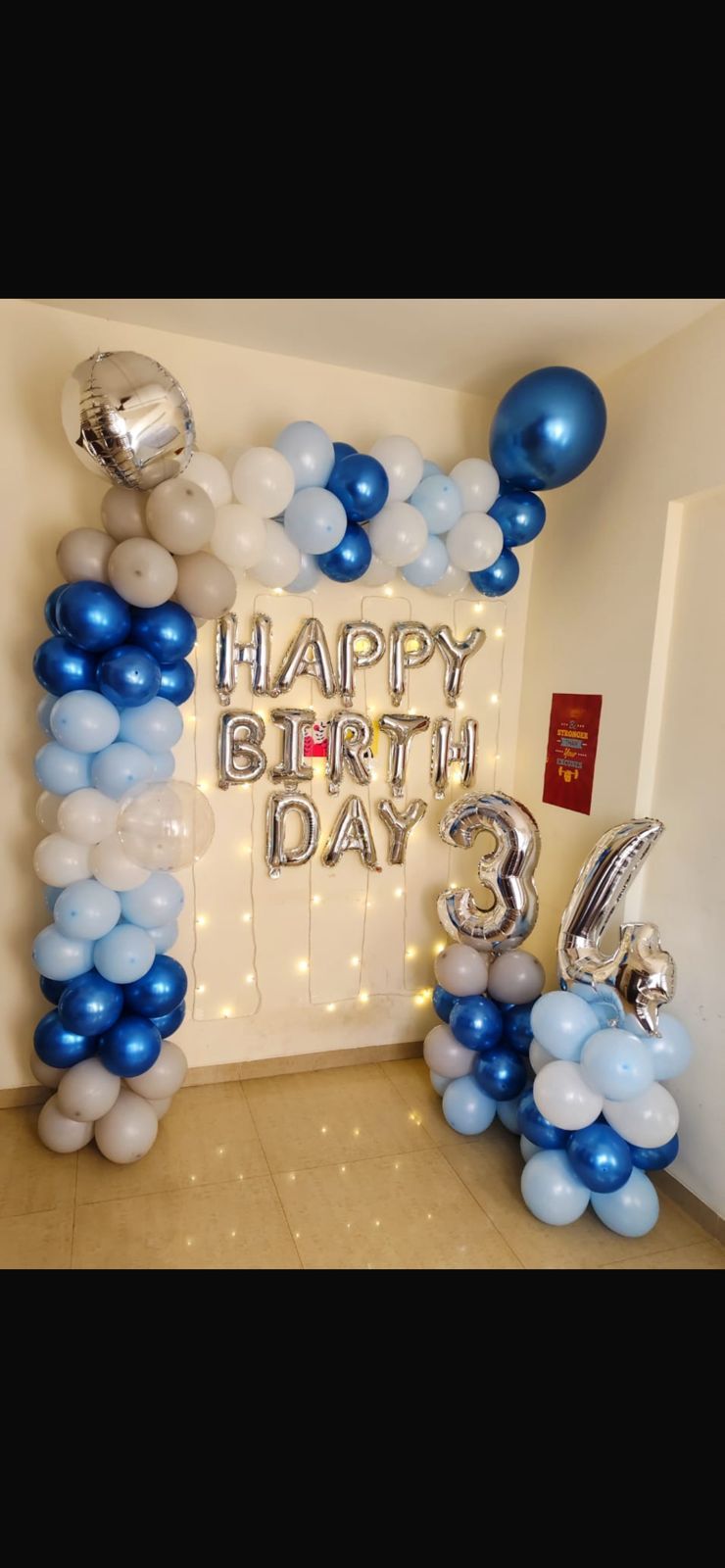 34th birthday decoration 