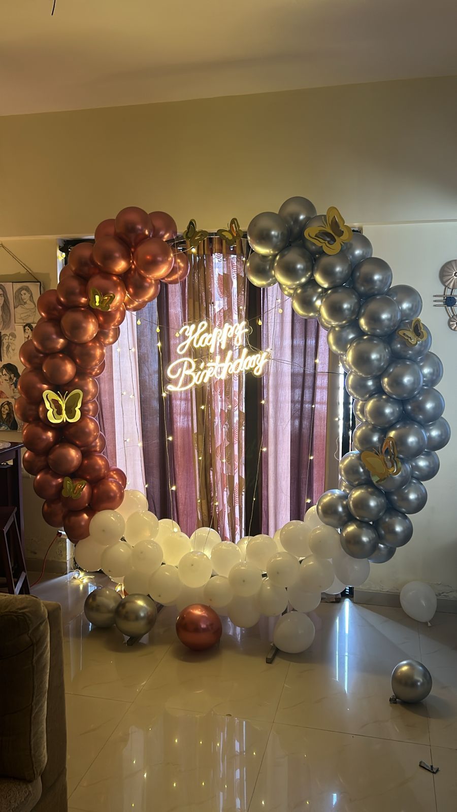 Birthday decoration ring 