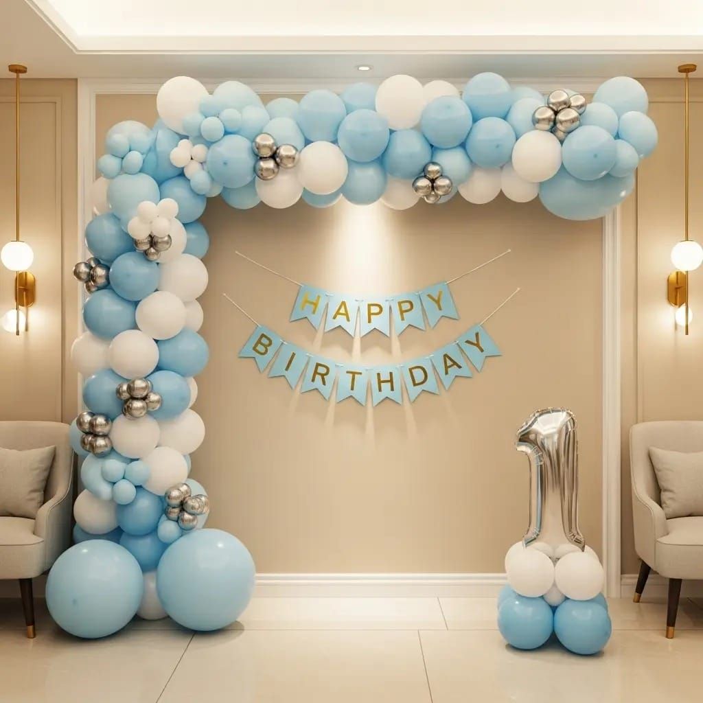 1st birthday decoration arch 