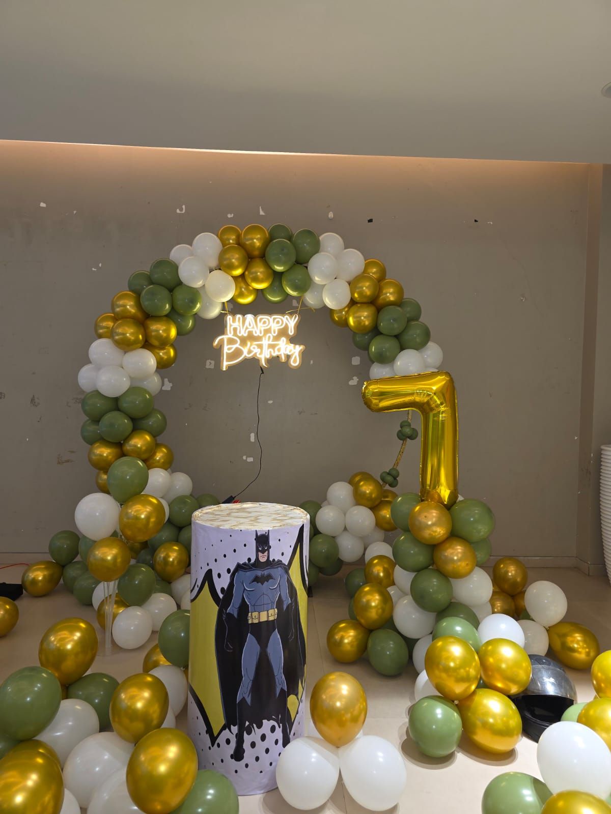 Batman theme decoration 