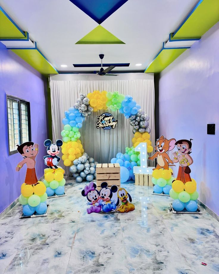 Chota bheem cutout birthday decoration 
