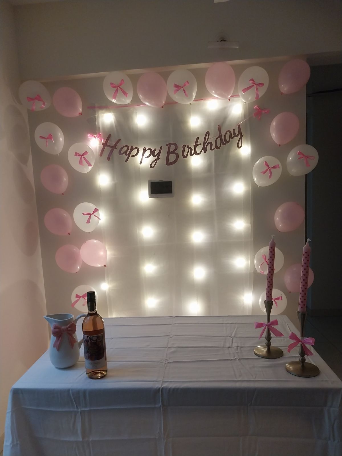 Small setup decoration 