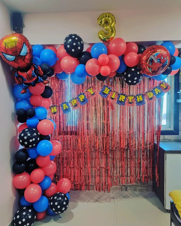 Spiderman theme decoration Arch 
